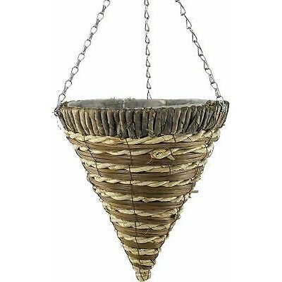 Fargro Emma all weather wall hanging basket, shades of brown, selection